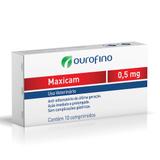 Anti-inflamatório Ouro Fino Maxicam 0,5mg Cartela 10 Comprimidos