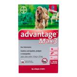 Anti Pulgas Advantage max3 2,5 ml cães de 10 a 25kg 1 pipeta - Bayer