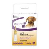 Anti Pulgas E Carrapatos Ceva Vectra 3D Para Cães De 1,5 À 4kg