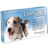 Anti Pulgas Novartis Capstar De 11 Mg Com 1 Comprimidos Para Cães E Gatos - Até 11 Kg