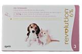Anti Pulgas Revolution Filhote 15 mg Até 2,5 Kg 3 Pipetas - Zoetis