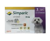 Anti Pulgas Zoetis Simparic 10 Mg Para Cães 2,6 A 5 Kg - 3 Comprimidos