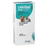 Antibiótico Para Cães e Gatos MSD Cefa Cure 50mg