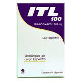 Antifungico Itraconazol ITL Cepav 100mg 10 Cápsulas