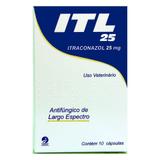 Antifúngico Itraconazol ITL Cepav 25mg 10 Cápsulas