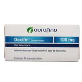 Antimicrobiano Ouro Fino Doxifin de 14 Comprimidos - 100 mg - Ourofino