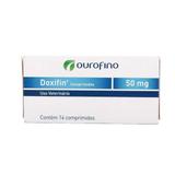 Antimicrobiano Ouro Fino Doxifin Tabs Cães e Gatos Cartela 14 comprimidos 50mg