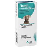 Antimicrobiano Para Cães e Gatos MSD Flotril 150mg 10 comprimidos