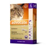 Antiparasitário Advocate Para Gatos de 4 a 8 kg (0,8 ml) - Bayer