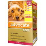 Antipulgas Bayer Advocate Cães 2,5 ml 10 a 25kg Combo Leve 3 Pague 2