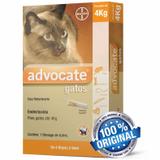 Antipulgas Bayer Advocate Para Gatos Até 4 Kg Com 0,4ml