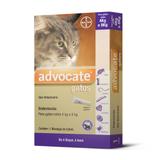 Antipulgas Bayer Advocate para Gatos entre 4 e 8kg com 1 Bisnaga de 0,8ml