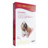 Antipulgas, Carrapatos, Sarnas e Vermes Revolution 12% para Cães de 10,1 a 20kg (1 tubo) - Zoetis