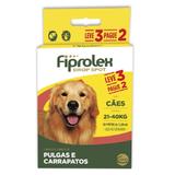Antipulgas Ceva Fiprolex Cães 21kg a 40kg pague 2 leve 3