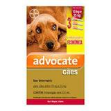 Antipulgas combo advocate bayer para cães de 10kg a 25kg 2,5ml