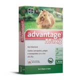 Antipulgas E Carrapatos Bayer Advantage Max3 0,40ml Para Cães Até 4kg