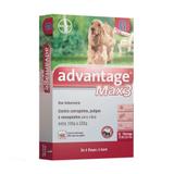 Antipulgas E Carrapatos Bayer Advantage Max3 2,5ml Para Cães Entre 10 e 25kg