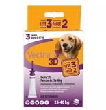 Antipulgas e Carrapatos Ceva Vectra 3D para Cães de 25 a 40 Kg 3 Pipetas