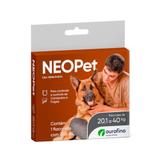 Antipulgas e Carrapatos Neopet Cães 20,1 a 40KG Ourofino