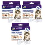 Antipulgas Hectopar Fg Para Gatos De 04 A 10 Kg- 03 Unidades - Monami