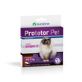 Antipulgas Protetor Pet Gatos Até 5 kg - Ouro fino