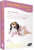 Antipulgas Revolution 6% 0,25ml para Cães e Gatos Filhotes até 2.5 kg - Zoetis