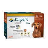 Antipulgas Simparic 20 mg para cães 5,1 a 10 kg - Zoetis