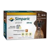 Antipulgas zoetis simparic 120 mg para cães 40,1 á 60 kg 1 comprimido