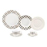 Ap de jantar 42 pcs de porcelana new chess - Wolff