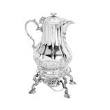 Aparelho De Chá E Café Latão Prateado 2.5 Litros Samovar Wolff