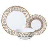 Aparelho de jantar 18 peças Super White Bamboo Wolff 17391