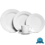 Aparelho de jantar 20 peças em cerâmica concept branco scalla