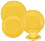 Aparelho de jantar 20 peças floreal yellow - oxford daily