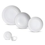 Aparelho de Jantar 20 Peças Greek Branco - Porto brasil