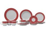 Aparelho de Jantar 20 Peças Schmidt Redondo - Porcelana Aquarela 57890200070038202311