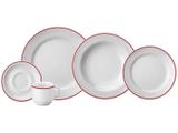 Aparelho de Jantar 20 Peças Schmidt Redondo - Porcelana Filete 57890200070038102359