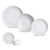 Aparelho de Jantar 30 Peças Greek Branco - Porto brasil