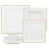 Aparelho de Jantar 30 Peças Porcelana Rendado Oxford