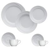 Aparelho De Jantar 42 Peças Branco Moinho Germer