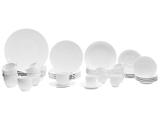 Aparelho de Jantar 42 Peças Casamiga Redondo - Branco Porcelana Chamonix
