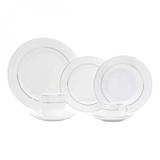 Aparelho de Jantar 42 Peças Porcelana Nice Wolff Rojemac Branco/Dourado