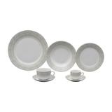 Aparelho De Jantar 42 Peças Porcelana Saragoça Wolff