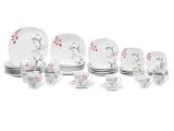 Aparelho de Jantar 42 Peças World Collection - Quadrado Porcelana Manu