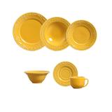 Aparelho de jantar acanthus mostarda 30 pcs mais 6 bowls porto brasil