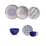 Aparelho de jantar asteca 36 pcs porto brasil