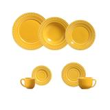 Aparelho de jantar atenas mostarda 42 pcs porto brasil