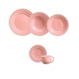 Aparelho de jantar atenas rosa 30 pcs porto brasil