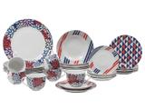Aparelho de Jantar Chá 30 Peças Casambiente - Porcelana Redondo Florenza