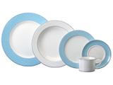Aparelho de Jantar Chá 30 Peças Schmidt - Porcelana Redondo Colorido Maitê