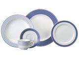 Aparelho de Jantar Chá 30 Peças Schmidt - Porcelana Redondo Colorido Paula